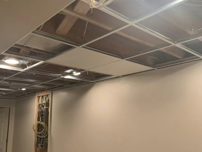 Before Ceiling Tiles Replacement